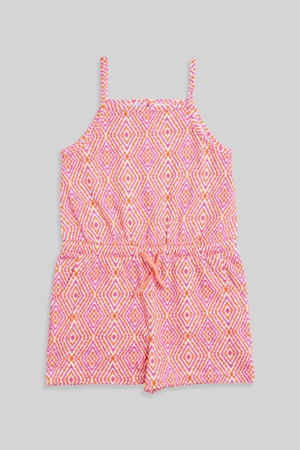 Animal Rosa Biologische Playsuit Voor Kinderen Roze Mountain Warehouse Merk