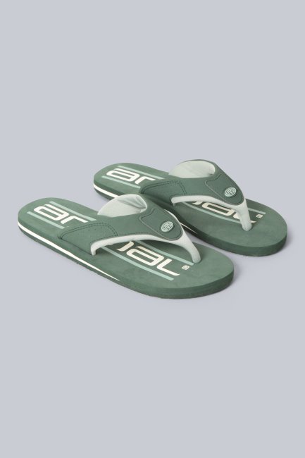 Animal Jekyl Heren Gerecycled Nieuwe Pantoffels Mountain Warehouse Kaki Merck