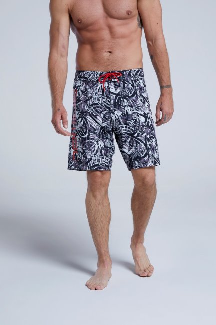 Animal Brett Heren Gerecyclede Boardshort Origineel Mountain Warehouse Zwart