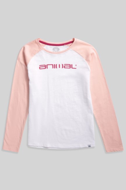 Mountain Warehouse Animal Sasha Kids Biologisch Logo T-shirt Roze Best