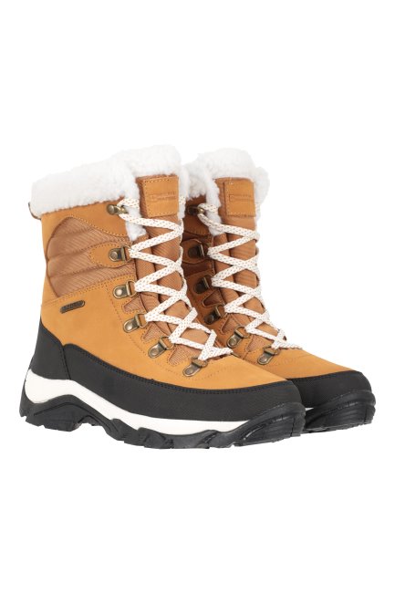 Innsbruck Stoffering Dames Snowboots Mountain Warehouse Bruine Collectie