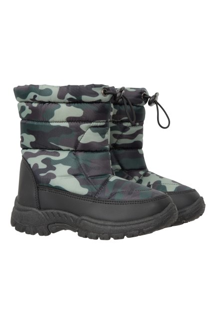 Kariboe Peuter Adaptief Ontwikkelde Snowboots Camouflage Nieuw Bergmagazijn
