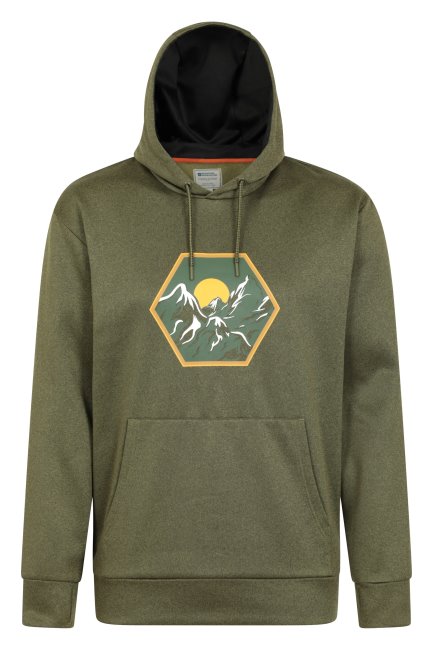 Groene Mountain Warehouse Originele Denver Heren Oversized Hoodie
