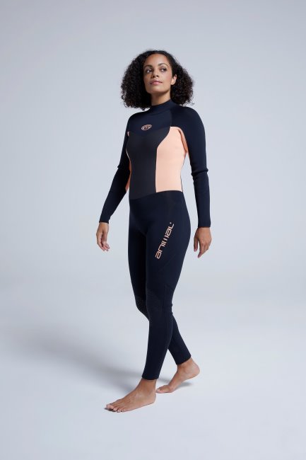 Animal Immerse Dames Full Winter Wetsuit Zwart Merk Mountain Warehouse