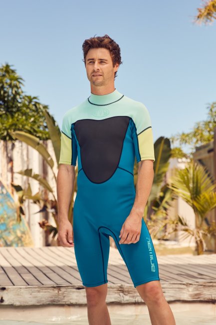 Blue Animal Slater Heren Shorty Wetsuit Mountain Warehouse Brands