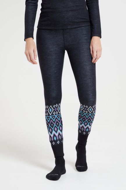 Fairisle Dames Merino Broek Mountain Warehouse Navy Nieuw