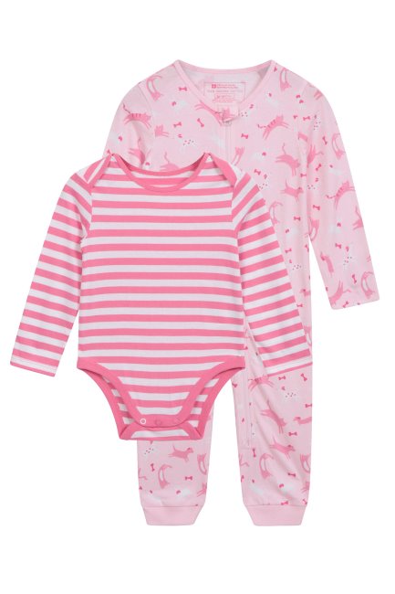 Lichtroze Bergmagazijn Biologische Bodysuit Voor Baby's Merken