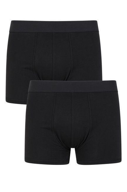 Zwarte Nieuwe Heren Isocool Boxers 2-pack Mountain Warehouse