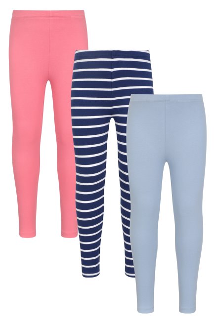 Marine Collecties Mountain Warehouse Patroon Casual Kinderleggings 3-pack