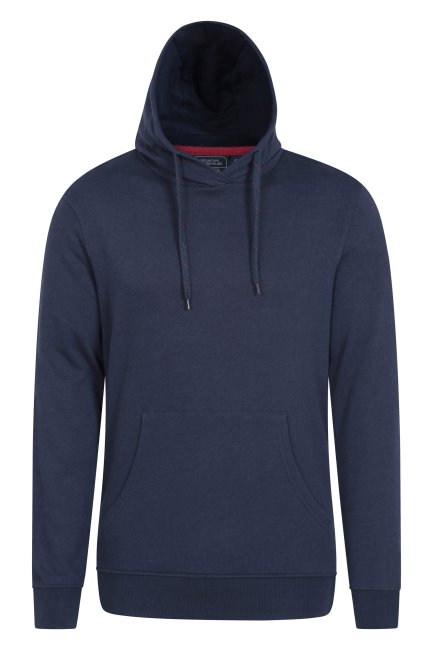 Mountain Warehouse Origins Navy Amble Bamboe Lounge Hoodie Voor Heren