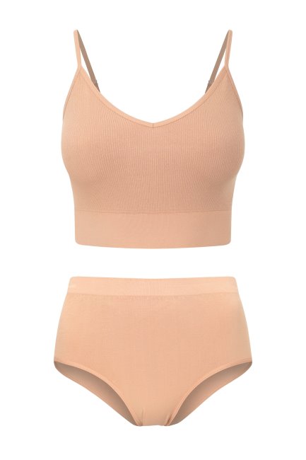 Mountain Warehouse Tan Origin Dames Bewegingen Bh & Broek Set