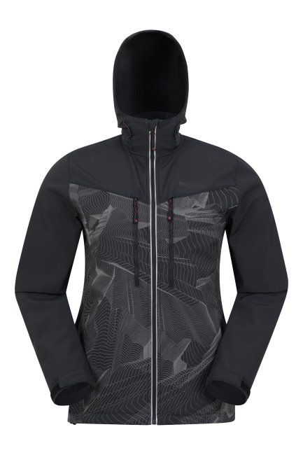 Black Mountain Warehouse-merken Bespreken Ii Softshell-jas Voor Heren