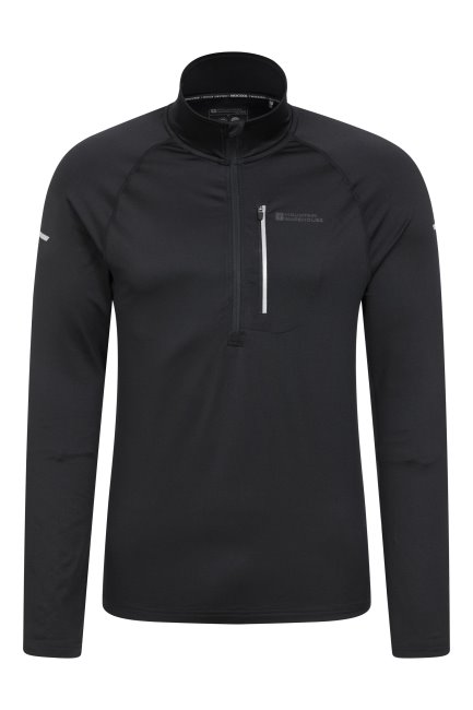 Merk Gitzwarte Solo Gerecycled Heren Slim Fit Top Bergmagazijn