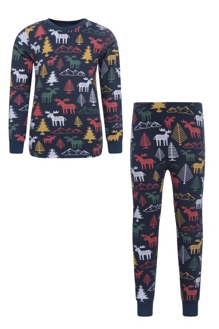Mountain Warehouse Best Navy Kids Nieuwigheid Spannende Pyjama Set