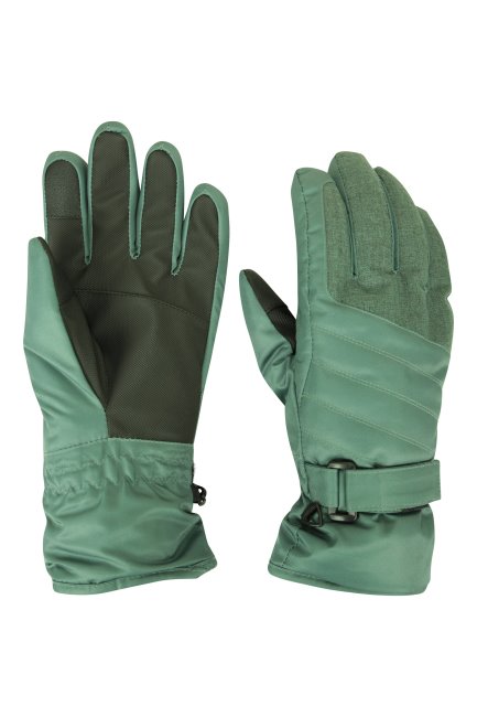 Original Glide Dames Waterdichte Skihandschoenen Mountain Warehouse Khaki