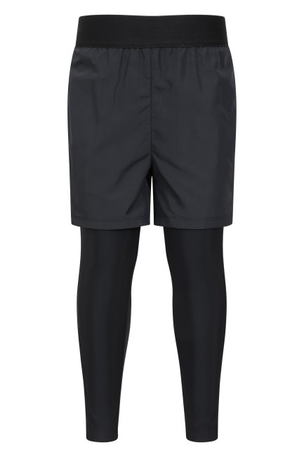 New Black Kids 2 In 1 Active Baselayer Met Short Mountain Warehouse