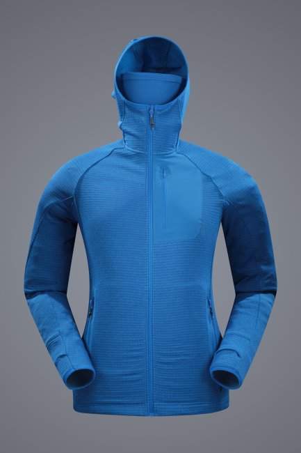 Fashion Blue Mountain Warehouse Ultra Crevasse Heren Power Grid™ Fleece