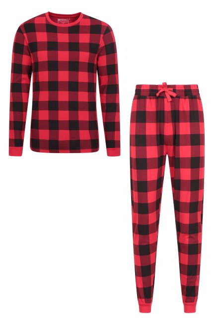Heren Heren Pyjama Set Mode Red Mountain Magazijn