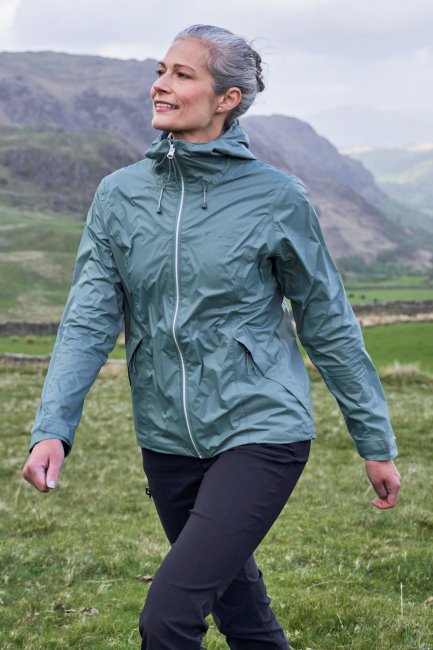 Licht-kaki Swerve Waterdichte Damesjas Oorsprong Bergmagazijn