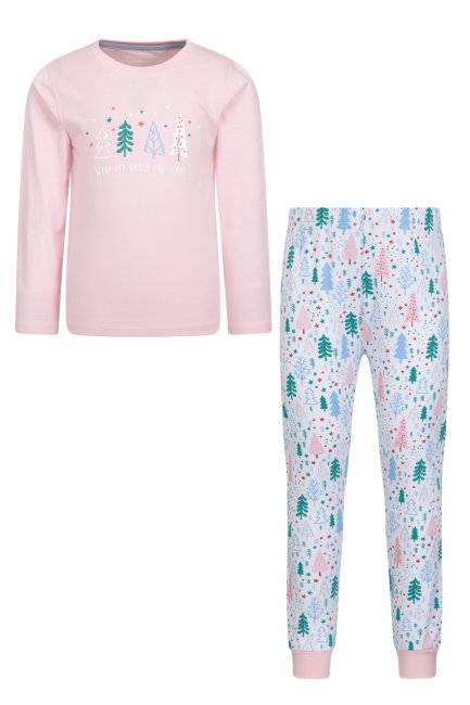 Merken Onderscheidende Kinderpyjama Set Pink Mountain Warehouse