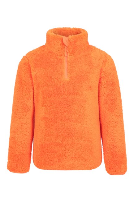 Origins Mountain Warehouse Teddy Kinderfleece Met Halve Rits Oranje