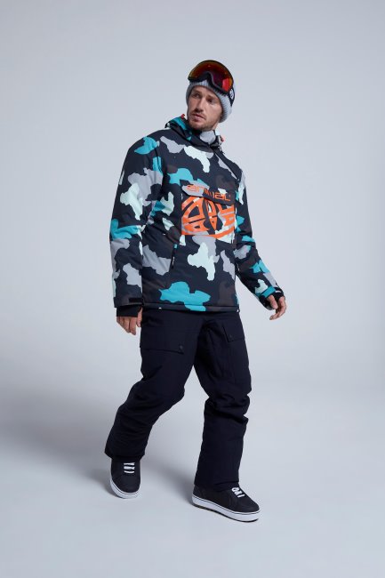 Fashion Black-camo Mountain Warehouse Animal Snowy Heren Sneeuwjack