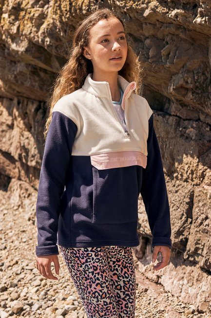 Mountain Warehouse Origins Animal Mia Kids Fleece Gerecycled Marineblauw