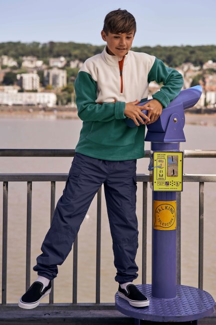 Animal Harry Kids Get Recycled Fleece Mountain Warehouse Groen Blauw Best