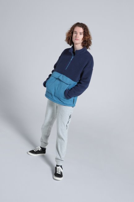 Animal Blaze Heren Gerecycled Fleece Mountain Warehouse Collectie Marineblauw