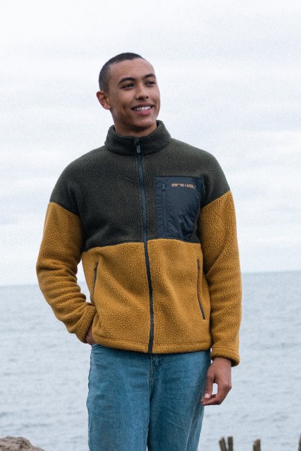 Kaki Merk Dier Eli Heren Fleece Bergmagazijn