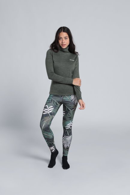 Best Mountain Warehouse Animal Knusse Merino Top Voor Dames Kaki