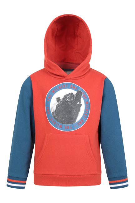 Best Bear Print Kinder Hoodie Mountain Warehouse Oranje