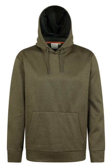 Mountain Warehouse Denver Heren Relaxte Hoodie Merken Donker-kaki
