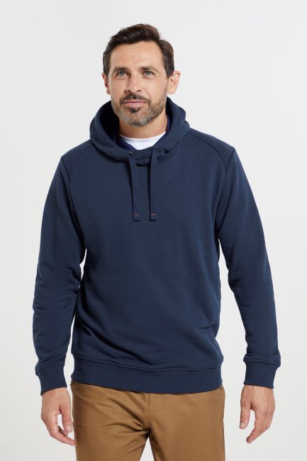 Origin Navy Elzen Heren Hoodie Met Hoge Hals Mountain Warehouse