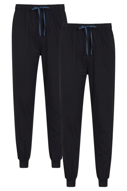 Black Mountain Warehouse Originele Pyjama-joggingbroek Voor Heren 2-pack