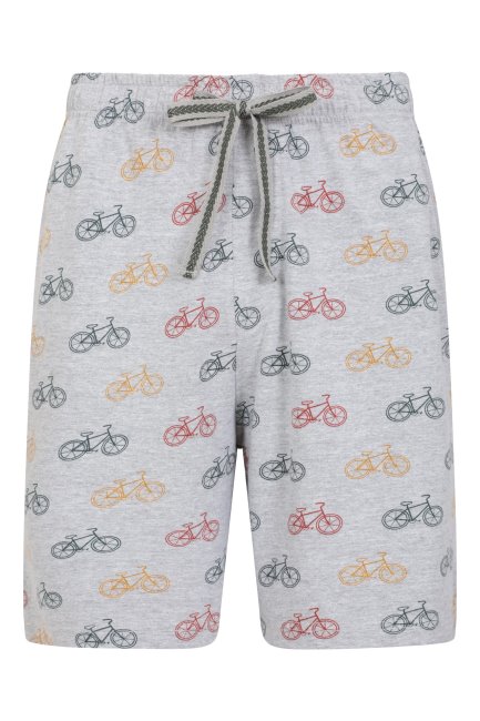 Grijs Best Mountain Pakhuis Gedrukt Heren Pyjama Short