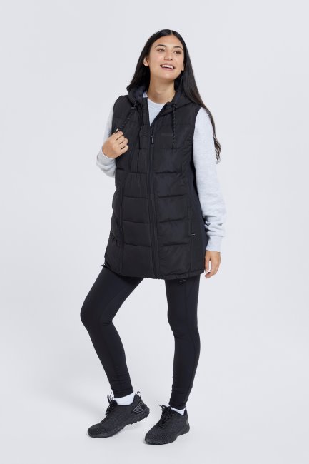 Collectie Black Mountain Warehouse Materniteit Saturn Longline Damesbodywarmer