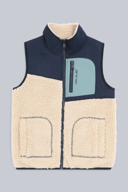 Beige Fashion Animal Hennie Kids Gerecycled Gilet Mountain Warehouse