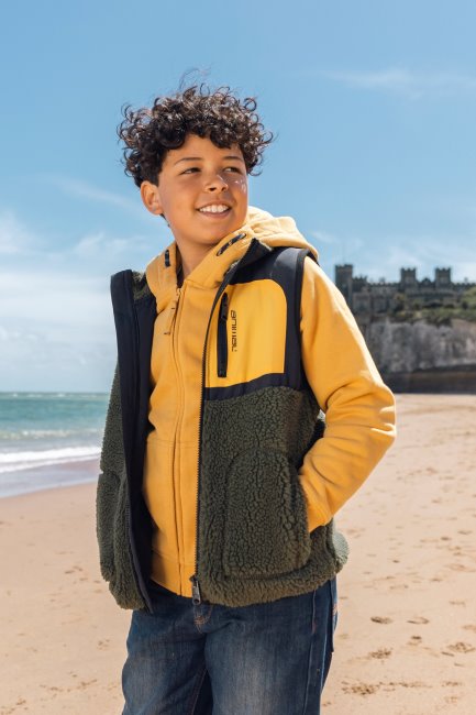 Donker-kaki Dierlijk Hennie Gerecycleerd Kindergilet Mountain Warehouse Collection