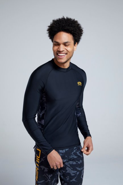 Animal Jack Heren Rash Vest Origin Black Mountain Warehouse