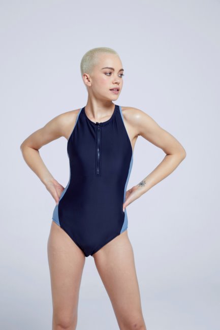 Herkomst Marine Bergpakhuis Dier Margot Gerecycled Dameszwempak