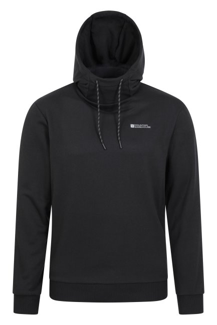 Loop Active Heren Hoodie Gitzwart Mountain Warehouse Nieuw