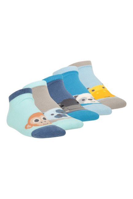 Blauwe Babysokjes Kleine Dieren 5-pack Mountain Warehouse Origineel