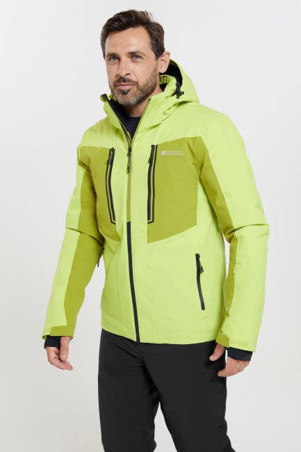 Collectie Mountain Warehouse Green Phase Extreme Heren Ski-jas