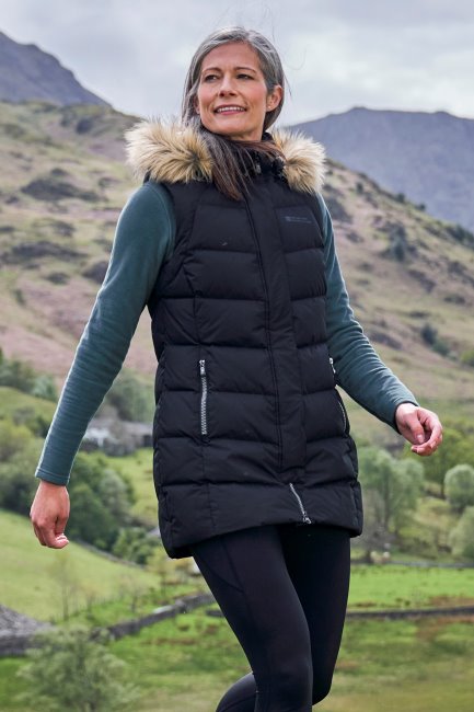 Isla Extreme Donsbodywarmer Voor Dames Mountain Warehouse Black Origin