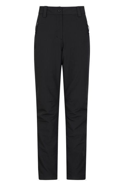 Origin Mountain Warehouse Zwarte Arctic Ii Fleece Gevoerde Stretch Damesbroek