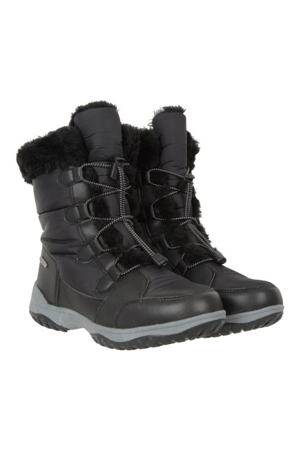 Beste Sneeuwvlok Adaptieve Snowboots Voor Dames Mountain Warehouse Zwart