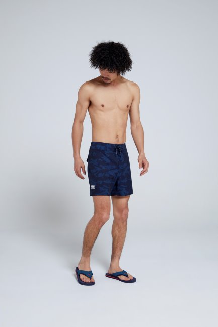 Mountain Warehouse Animal Brody Heren Zwemshort Met Print Origin Navy