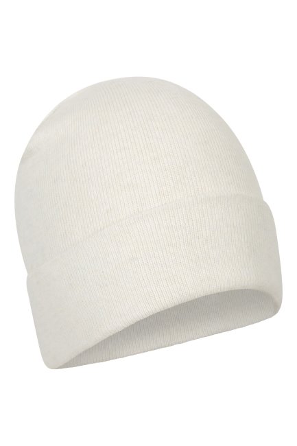 Nieuwe Witte Augustus Gerecyclede Omkeerbare Beanie Bergmagazijn Voor Dames