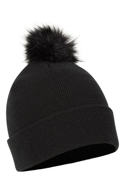 Originele Mountain Warehouse Zwarte Zermatt Skibeanie Voor Dames